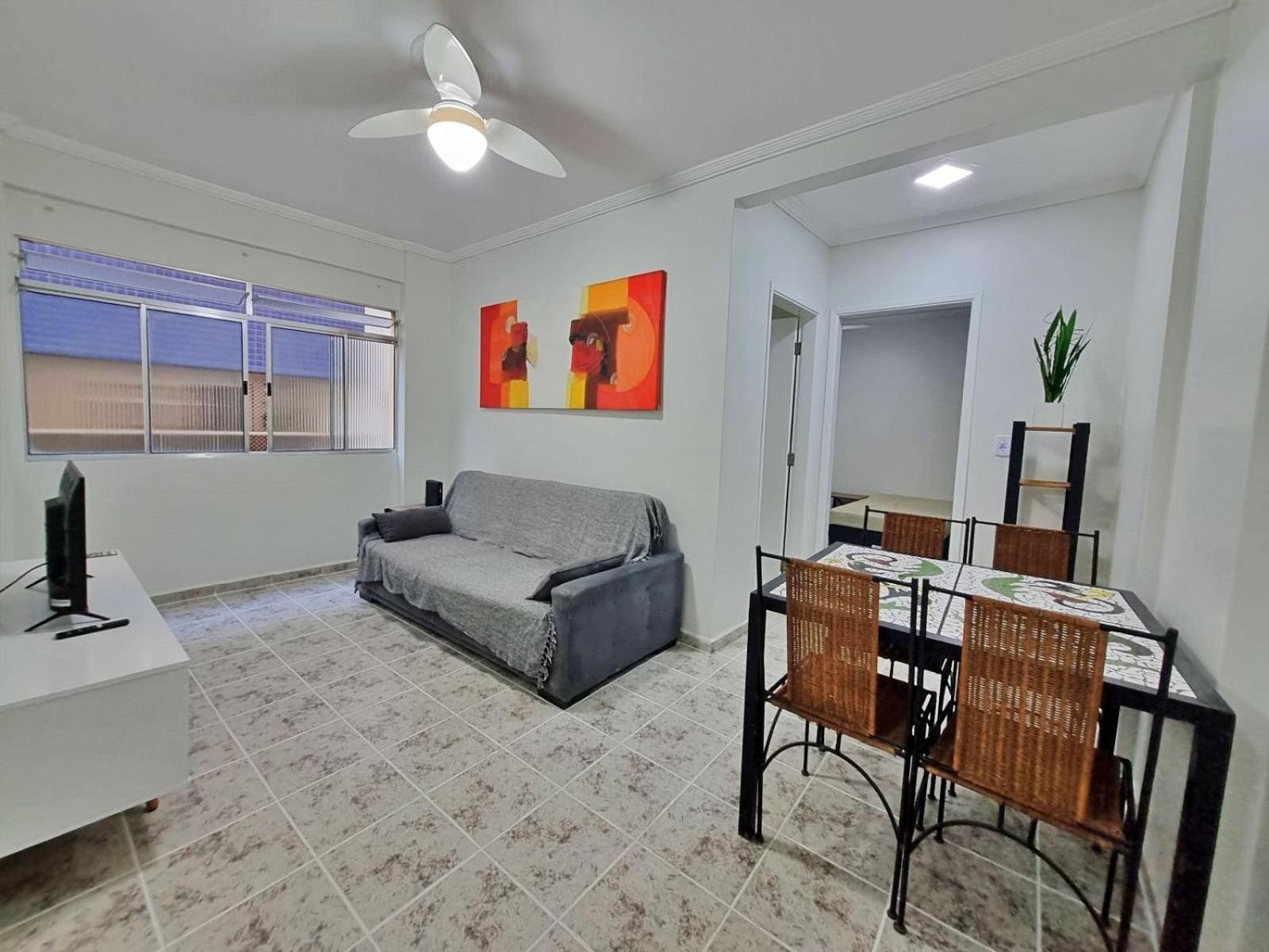 01 Dorm Reformado C/Ar Cond, Wi-Fi, 1 Vaga, Enseada, Prox Ao Pao De Acucar Apartment Guaruja Luaran gambar